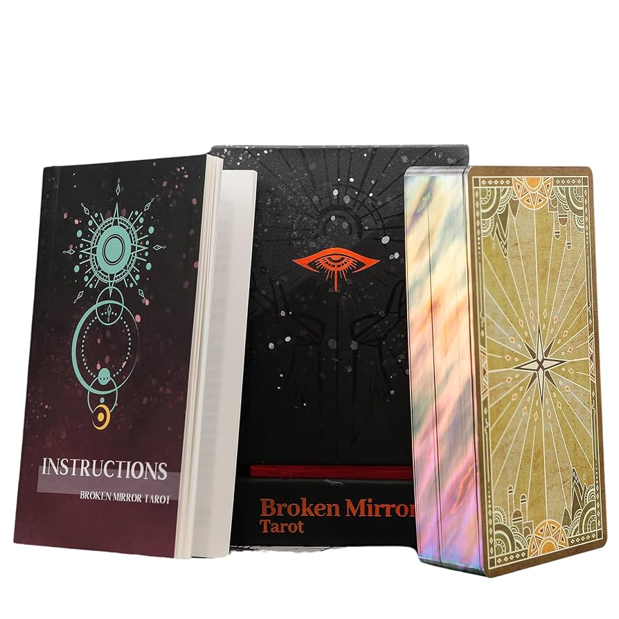 BROKEN MIRROR TAROT 正規品タロットカード 海外クリエイタ Amazon.com: Broken Mirror Tarot Fifth Edition Obsidian
